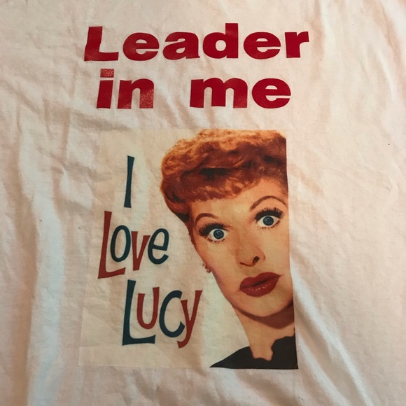 I love Lucy leader in me graphic tee size large - Picture 3 of 4